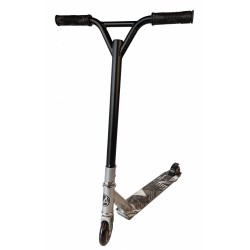 AMIGO Stuntstep Maze Junior Voetrem Zwart/Zilver