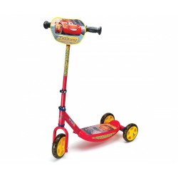 Smoby kinderstep Disney Cars junior 3-wiel aluminium rood