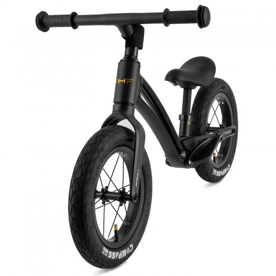 Hornit AIRO+ Loopfiets Fiets 12 inch - Zwart - Kinderen 1,5-5 jaar