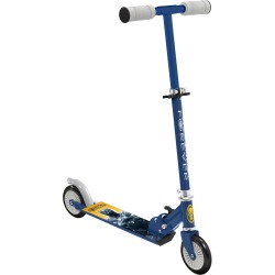 Marvel 2-wiel kinderstep Black Panther opvouwbaar voetrem blauw