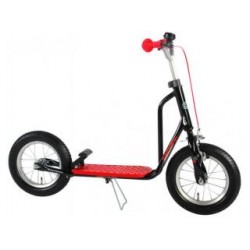 Autoped Volare Step 12 inch Zwart/Rood