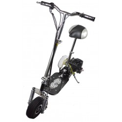 Zipper budget 49cc benzine micro scooter met vering